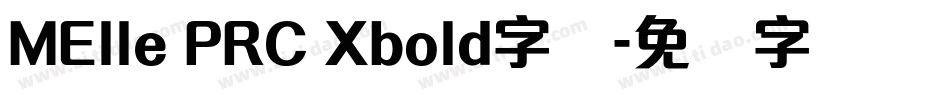 MElle PRC Xbold字体字体转换